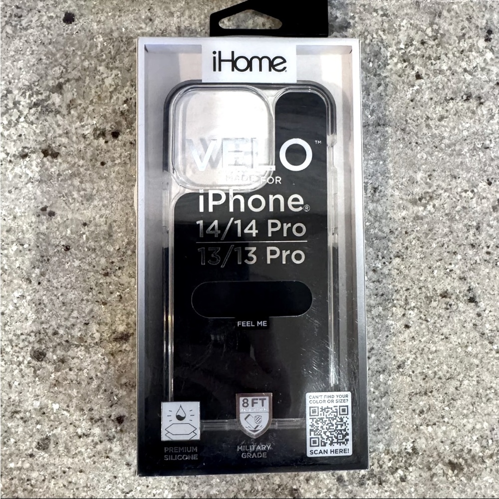iHome Black iPhone Case for 14/14 Pro and 13/13 Pro